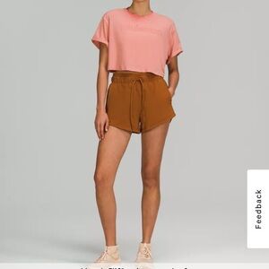 Lululemon inner glow rise short 3”